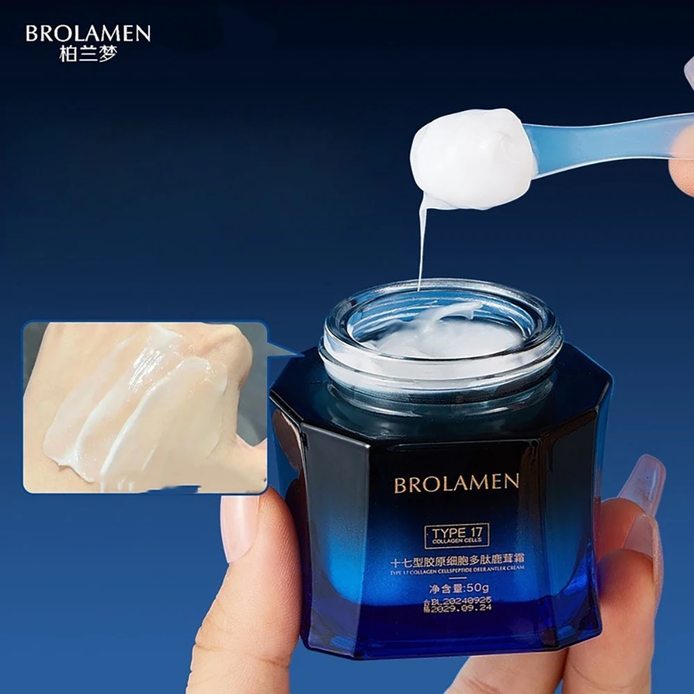 

Collagen Cell Polypeptide Velvet Face Cream Moisturizing Improve Dry Dark Yellow Tighten Reduce Fine Lines Brighten Beauty Cream