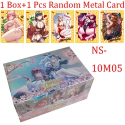 NS-10M05 Goddess Story Collection Cards Booster Box Girl Party Swimsuit Game Card Child Kids Table Toys For Family Birthday Gift