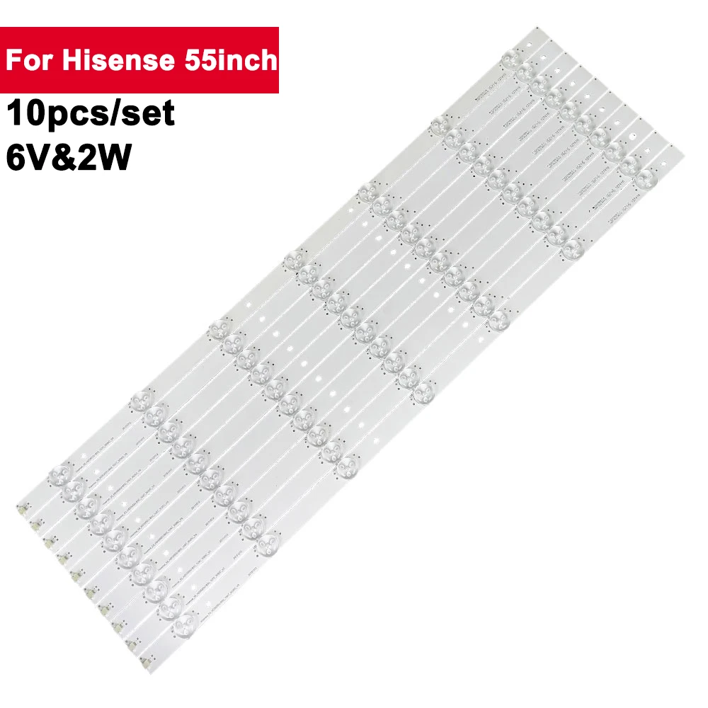 

10pcs 560mm Led Backlight Strip for Hisense 55inch 55_HD550DU-B52_10X7_3030C_V0_20151012 55K3300UW h55m3300 55k3300acima 55H08C