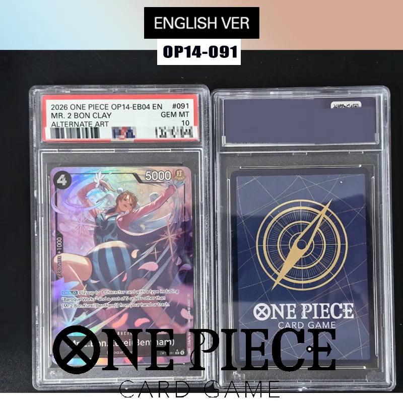 

Diy English Rating Card 2026 One Piece Op14-Eb04-The Azure Sea's Seven #091 Mr. 2 Bon Clay Alternate Art Collection Anime Card