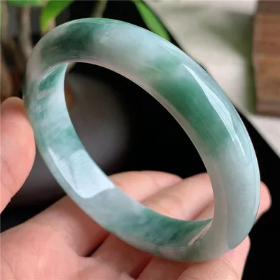 

Ювелирные изделия Zheru, браслет из натурального нефрита из Мьянмы 54 мм-62 мм, изысканная фотография, отправить подруге, отправить маму