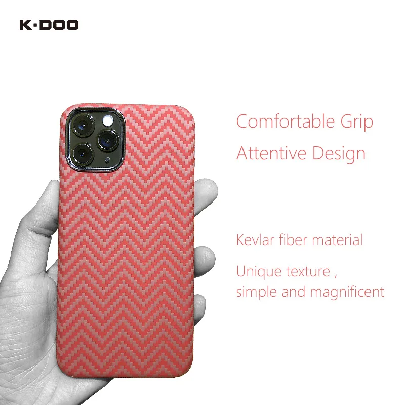 K-Doo KEVLAR made with Dupont Kevlar material high-end colorful mobile cover full protection for iPhone11/11pro/11promax