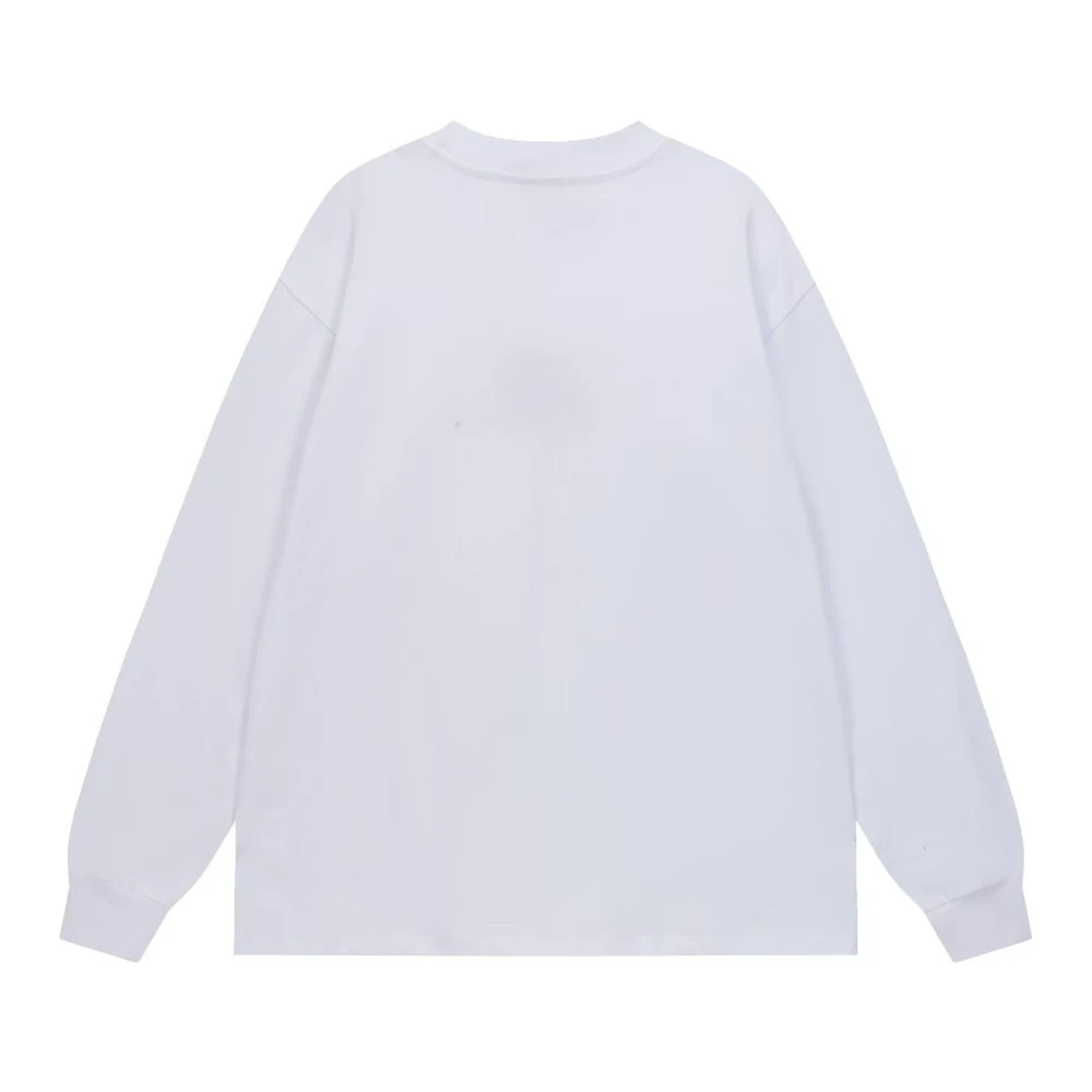 الحب أغنية سانت بأكمام طويلة تي شيرت الرجال النساء زوجين الملونة إلكتروني شعار أعلى جودة القطن فضفاض تي شيرت