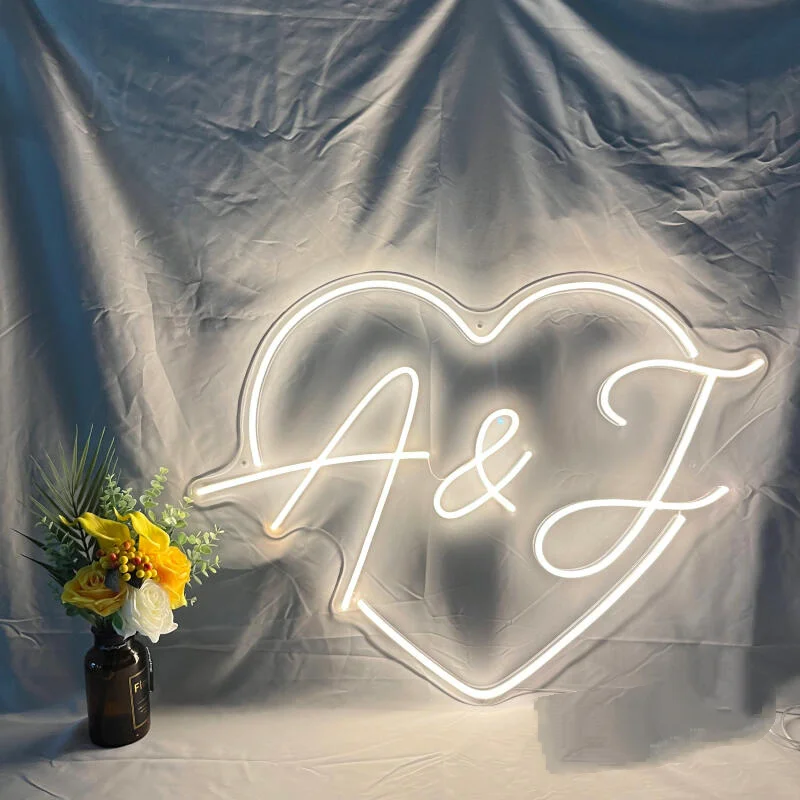 

Custom Neon Sign Personalized LED Neon Light for Proposals Engagement Anniversaries Wedding Decor Customizable Neon Name Sign