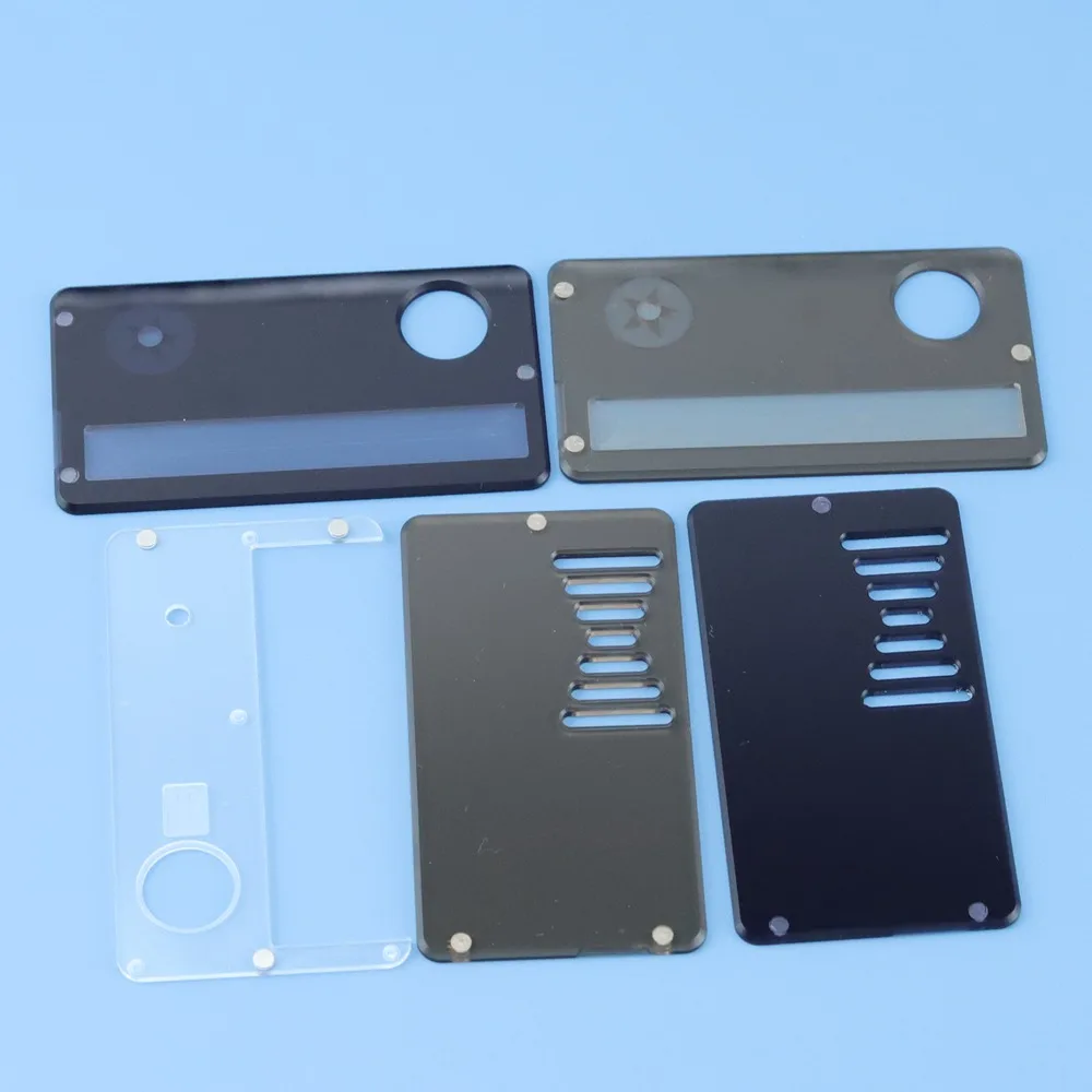 Outer Door Covers Set Acrylic Material Replacement Front/Middle/Back Panel Black/Brown/Red/Blue Colours For Dotmod Dotaio V1/V2