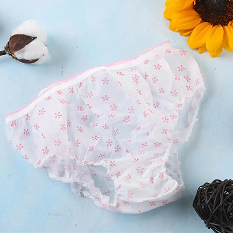 7PCS/Set Disposable Underwear Maternal Pregnant Women Postpartum Waiting Month Supplies Female Large Size Cotton Underwear