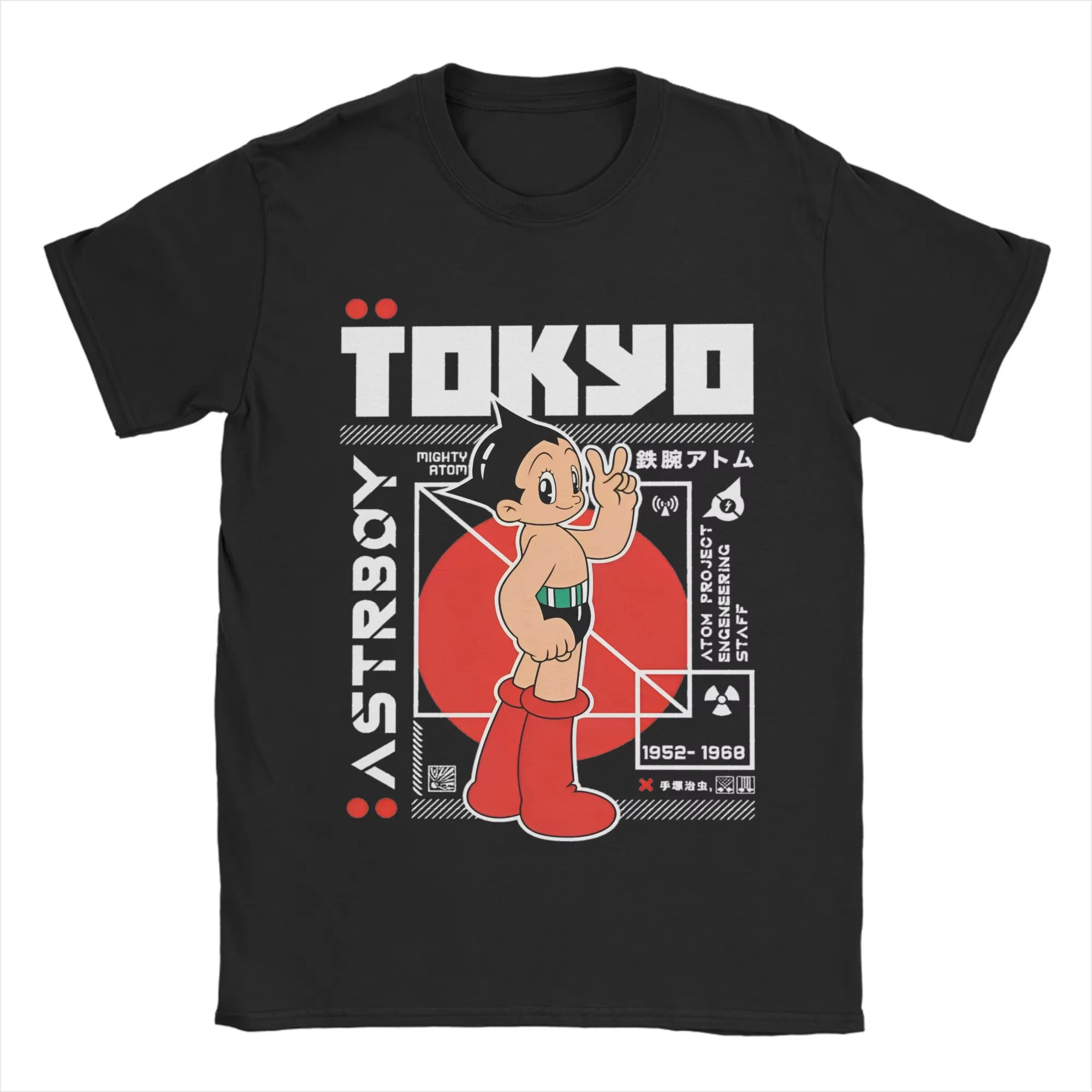 

Astro Boy Manga Anime T Shirt Mighty Atom Astroboy Pure Cotton Clothes Novelty Short Sleeve O Neck Tee Shirt Gift Idea T-Shirt