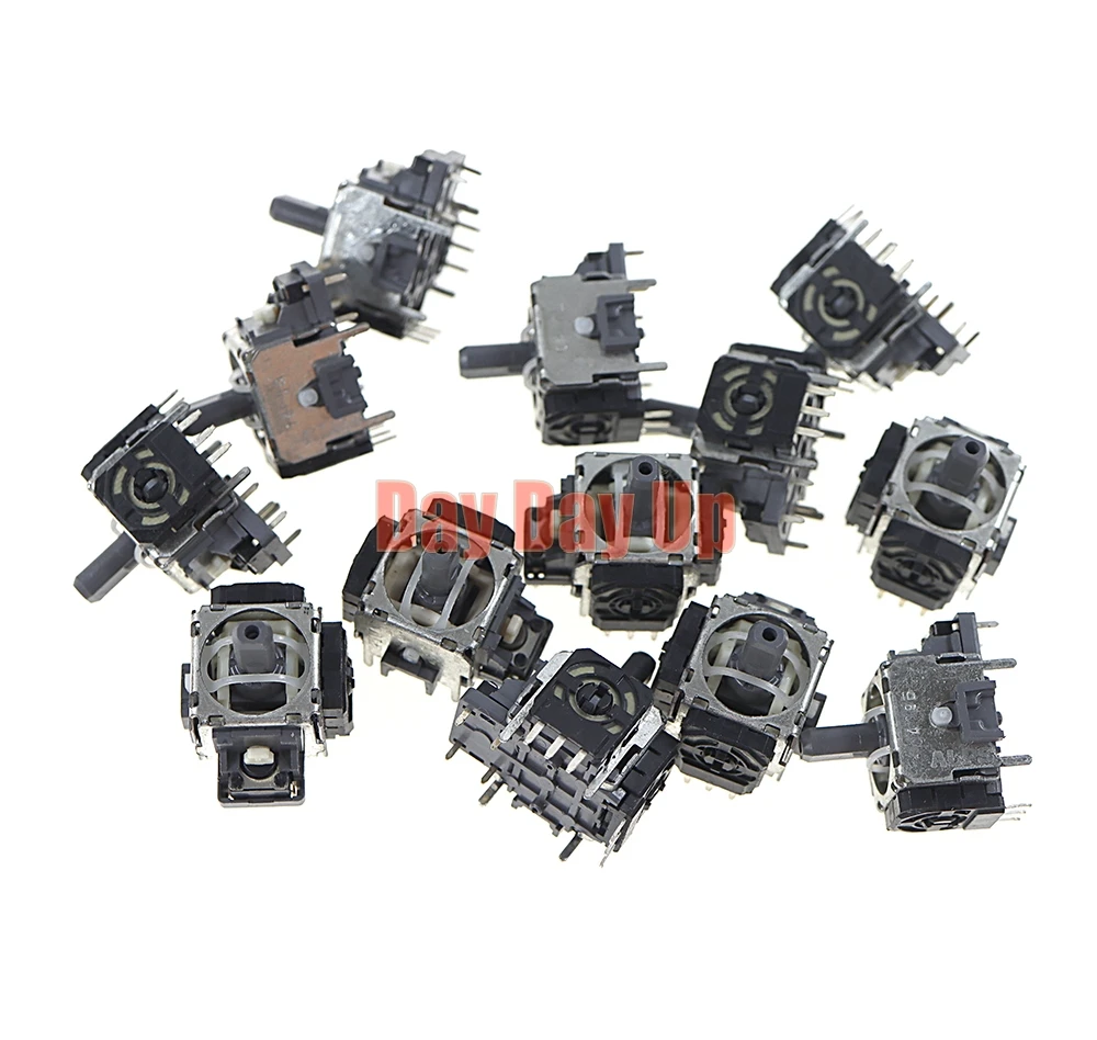 3 Buah untuk PS4 Asli 3Pin Modul Sensor Potensiometer 3D Analog Joystick Thumbstick untuk Pengendali PS3 Gamepad Pengganti