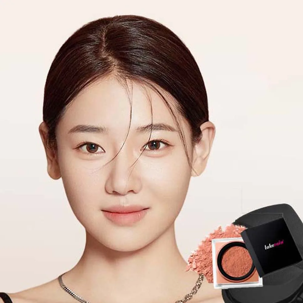 Verrouiller dans la poudre de réglage du maquillage, Texture soyeuse sans poids, poudre libre mate, lisse, naturelle, pour le visage, cuisson ample, éclaircit le teint de la peau