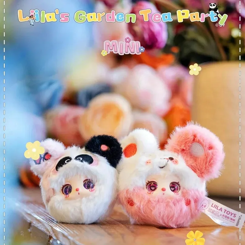 Véritable Liila's Garden Tea Party boîte aveugle en peluche à la mode poupée en vinyle jouet en peluche mignon sac de voyage pendentif enfants boîte mystère cadeaux pour filles