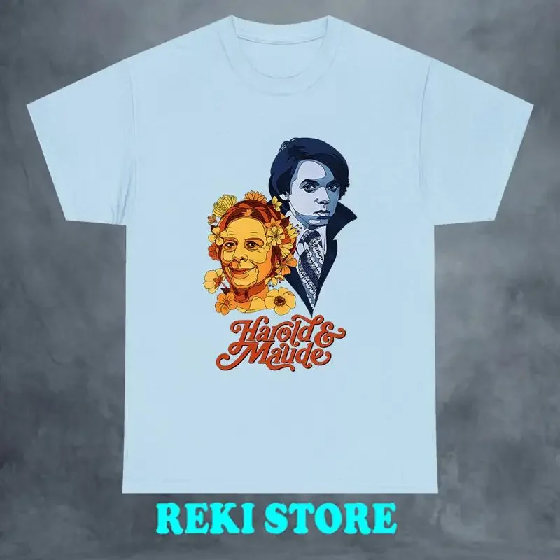 Harold and Maude Movie Men's Light Blue T shirt Size S 5XL