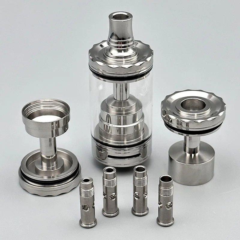 

DSX Diplomat RDL RTA 23mm 316SS Material Rebuildable Tank Atomizer Single Coil with 2.0/2.5/3.0/3.5/4.0mm airpin