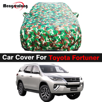 Full Camouflage Car Cover For Toyota Fortuner SW4 Waterproof Auto Sun Shade Anti-UV Rain Snow Wind Dust Protect Cover