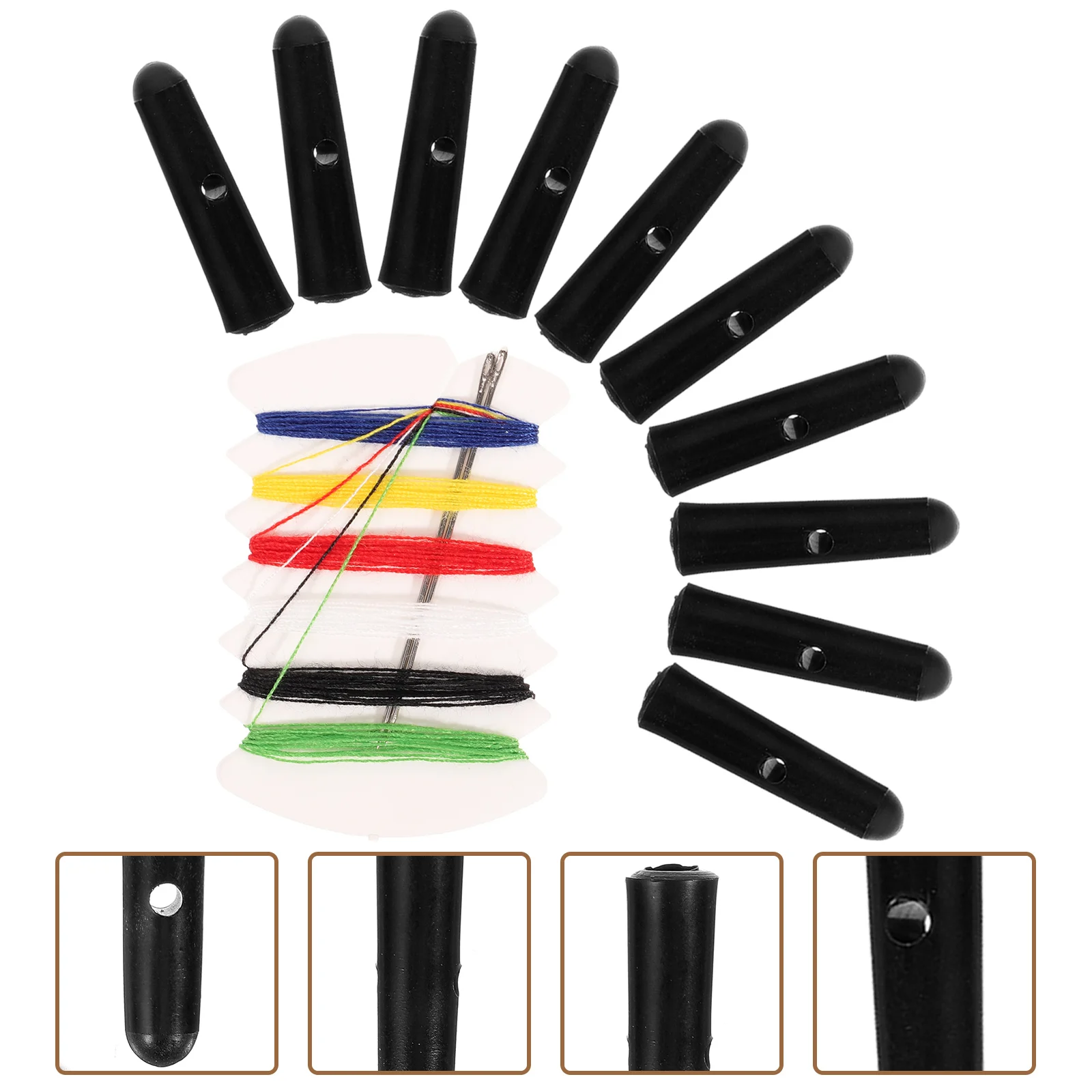 

Umbrella Bead Accessories Beads Parts Tail Black Folding Head Replacement Bone Covers Ribs Repair