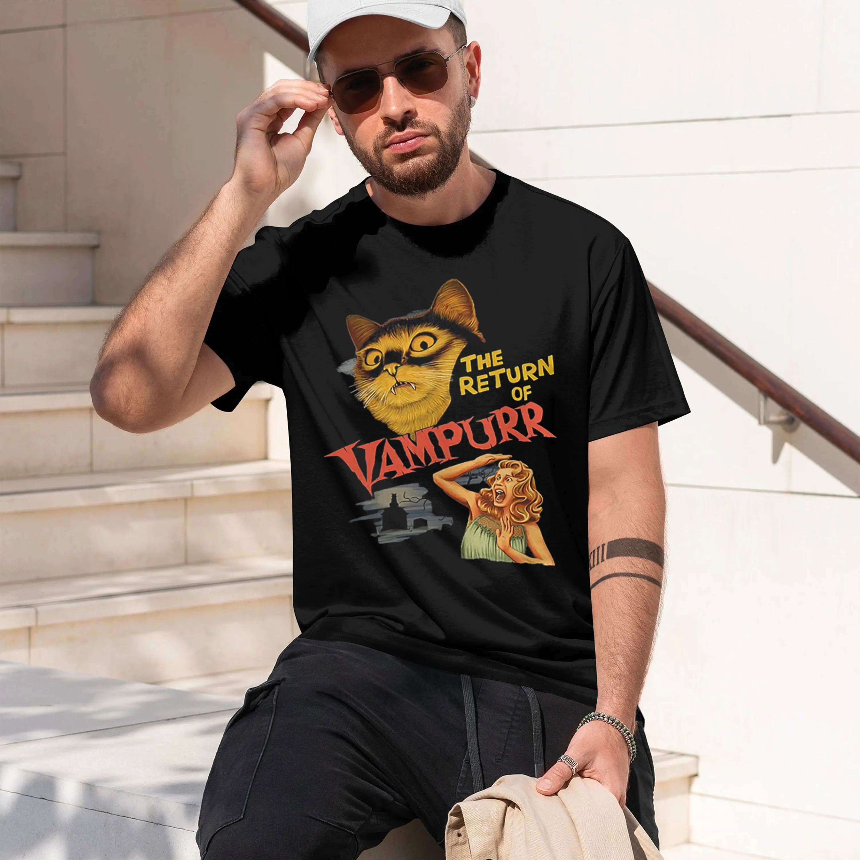 The Return Of Vampurr T-Shirt Men O Neck cool summer T Shirts Short Sleeve Tees fashion Tops 2026 New Model