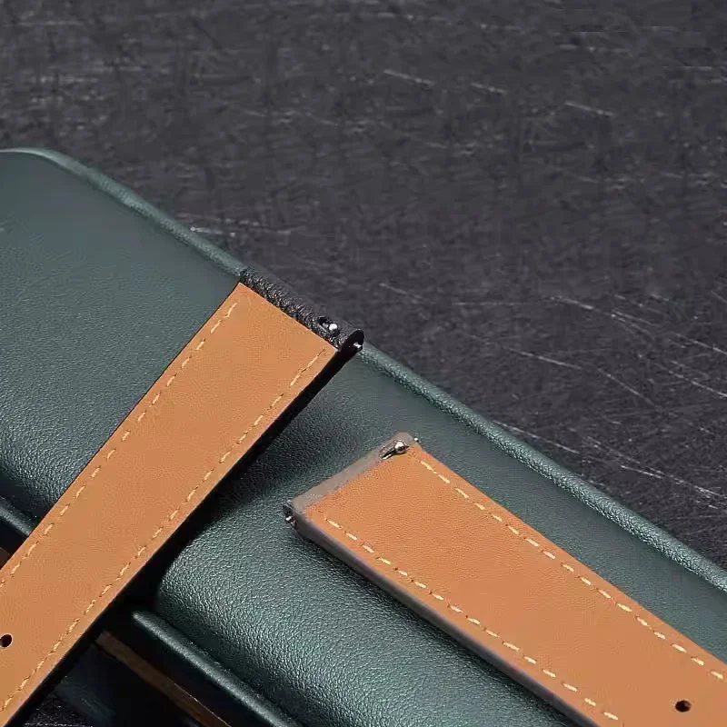 First layer of cowhide Genuine leather watch strap Quick release universal watch band for Omega Casio Longines IWC Hermes belt