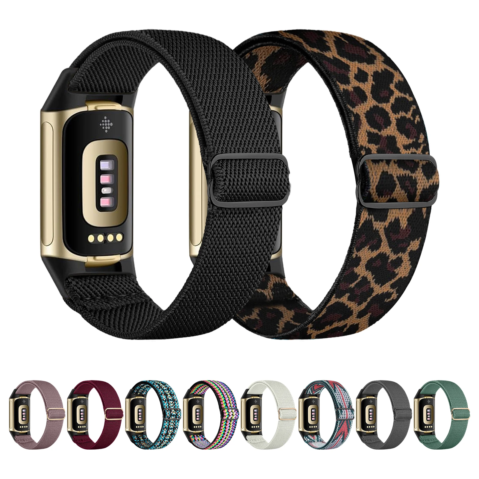 

Новый мягкий нейлоновый ремешок для Fitbit Charge 6/5, плетеный браслет Correa для Fitbit Charge 5 6, подарок для подарков