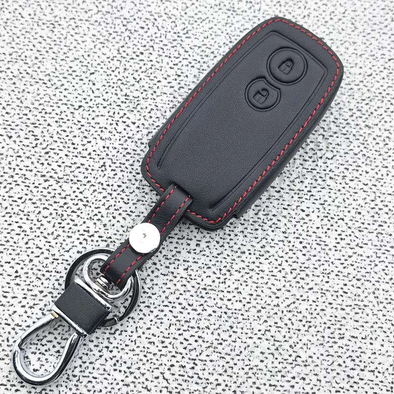 For Suzuki Grand Vitara SX4 S-Cross XL-7 Kuyucha Sch4 Swift 2007-2010 Leather Car Remote Key Case Cover Shell Keyless Holder