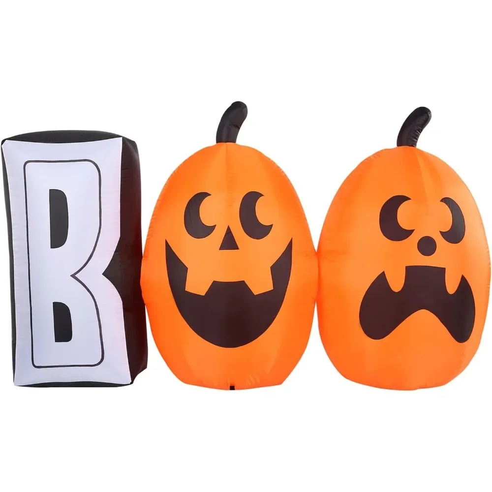 

Halloween Decoration Boo Sign Blow Up Inflatable with Lights, Outdoor Decoration for Lawn