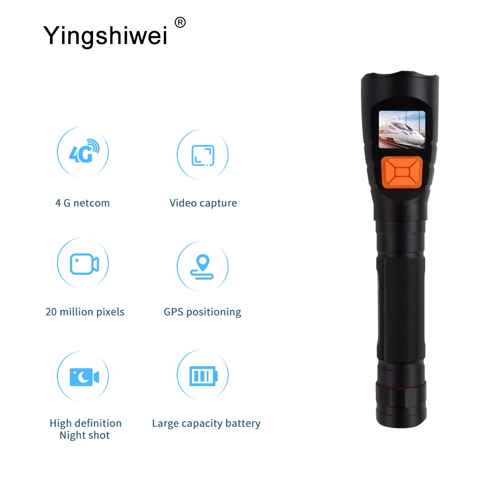 Yingshiwei B2 Flashlight Camera Handheld 4G WiFi Dvr Smart Cam Live Video Recording Wireless Intelligent Inspection Instrument