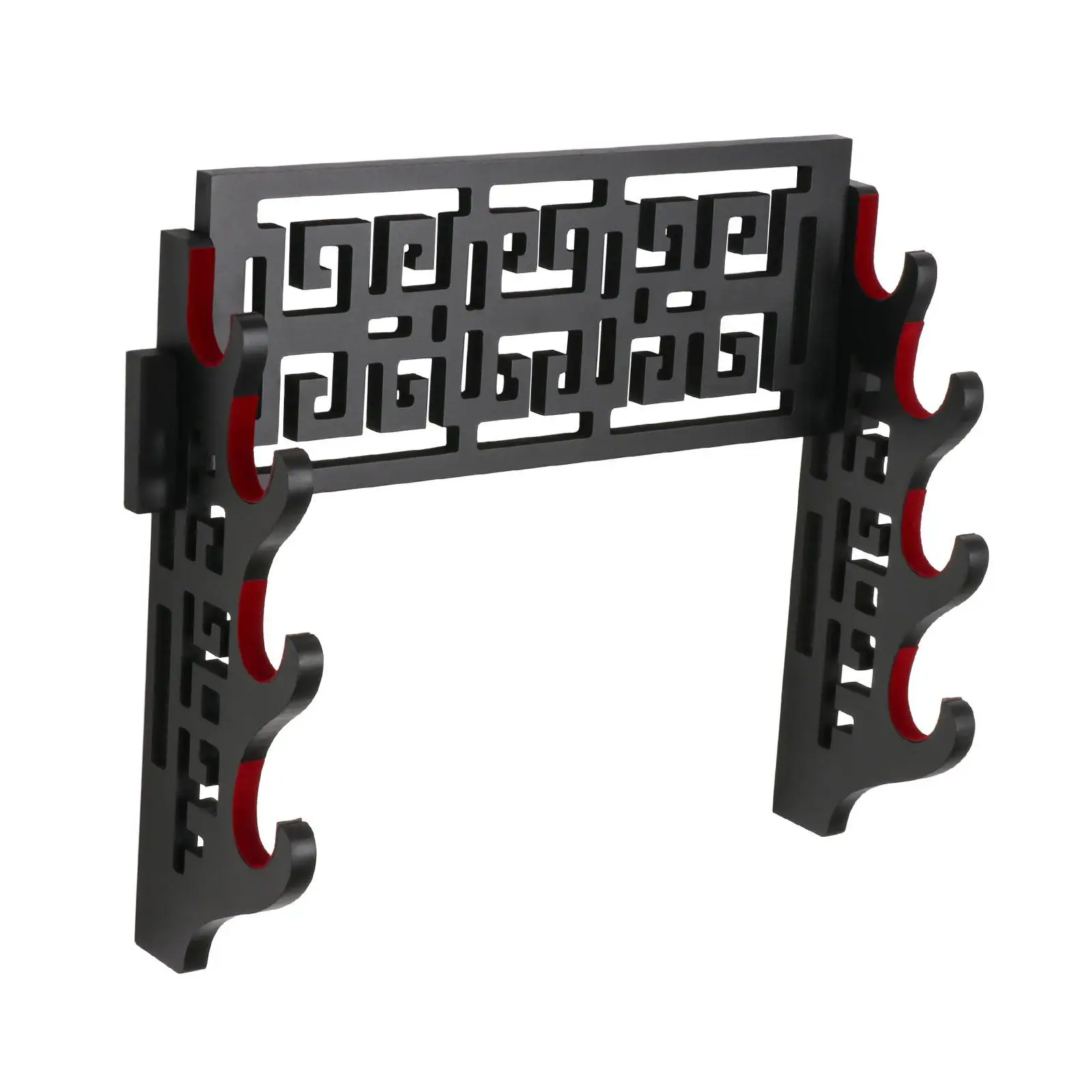 Samurai Sword Display Rack Support No Hardware Decorative Lightsaber Storage Organizer Decoration 4 Tier Bracket for Wakizashi