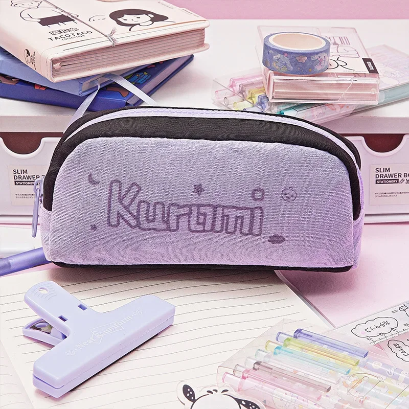 Sanrio Pencil Case Kawaii Kuromi Anime Stationery Storage Bag Cute Pochacco Pencils Bag HelloKitty Student Pencil Stationery image 5