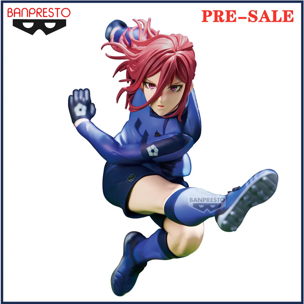 Anime Figure Bandai BLUE LOCK Hyoma Chigiri FIGURE-BLUE LOCK BEST 11- PVC Action Figurine Collector Toys Model 10cm Doll