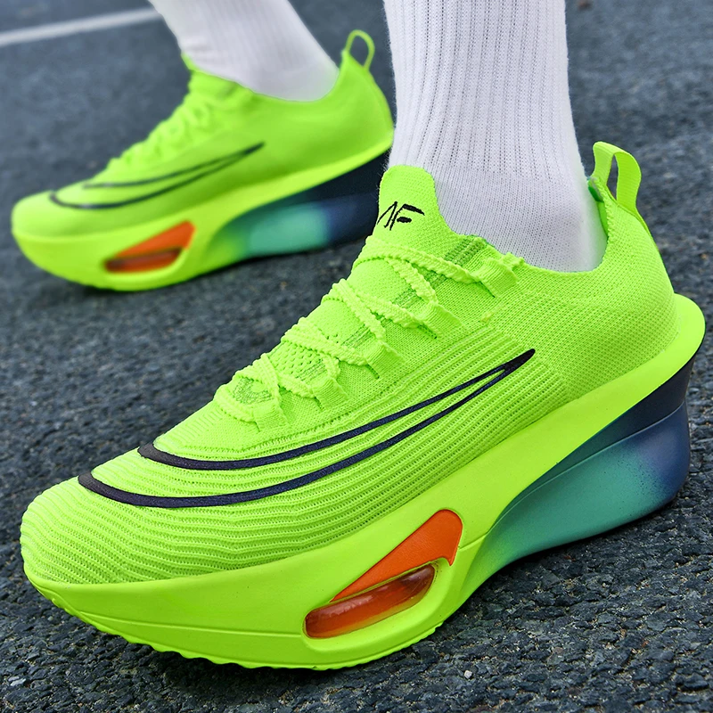 

Men's sports shoes, lightweight carbon plate racing running shoes, winter shock absorption, anti slip, wear-resistant, breathabl