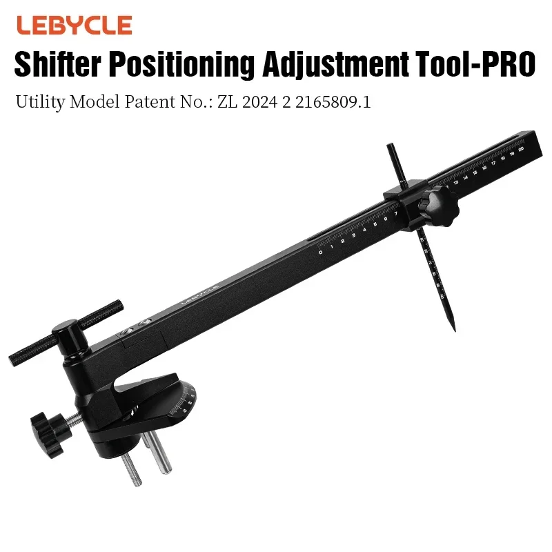LEBYCLE TS-SLT-04 PRO Bike Shifter Positioning Tool, Road Bicycle Lever Alignment Gauge for Symmetry & Height Setting