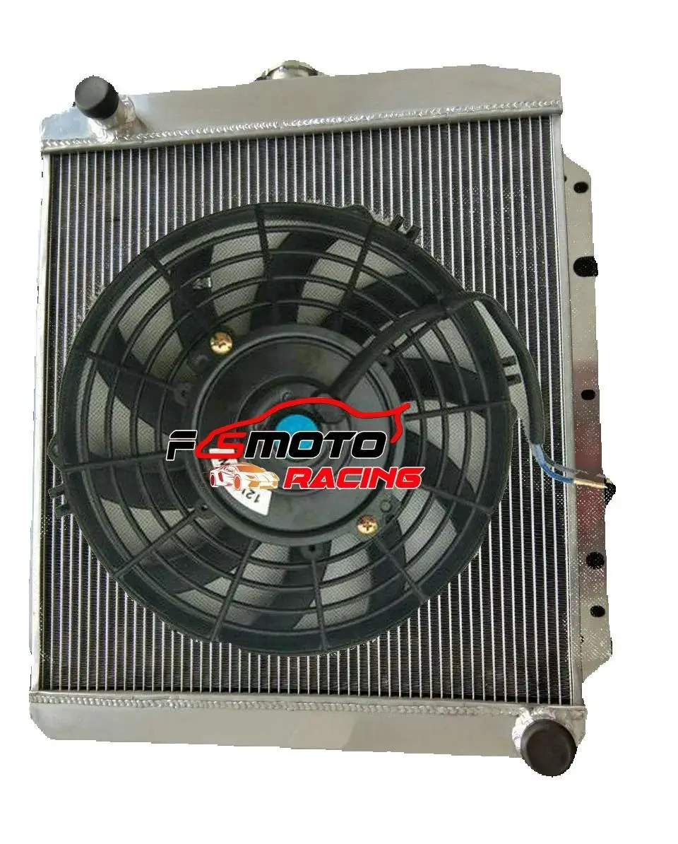 

3ROW Aluminum Radiator+Fan For Buick Special Super Roadmaster W/Chevy V8 1950 1951 1952 50 51 52