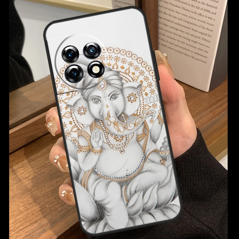 Ganesh Elephant God Case For OnePlus 11 10 9 8 Pro Ace 9R 9RT 10T 8T OnePlus Nord 2 2T N10 N20 CE 3 Lite Cover