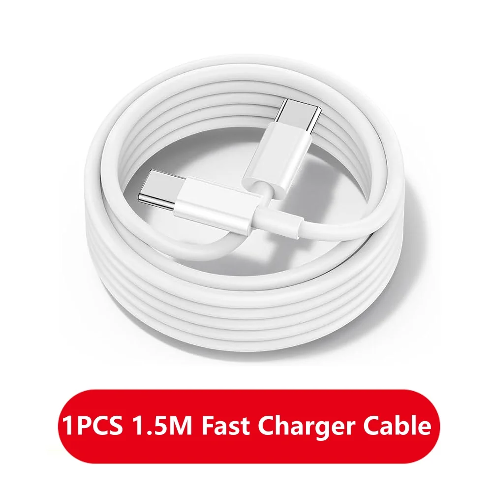 1-3 stuks USB-C kabel naar USB-C 120W snellaadkabel ondersteunt snelladen voor iPhone 17 16 Samsung Huawei Xiaomi etc.