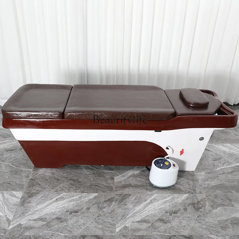 88.-Full lying Thai massage shampoo bed constant temperature water circulation aromatherapy foot bath surfing integrated bed