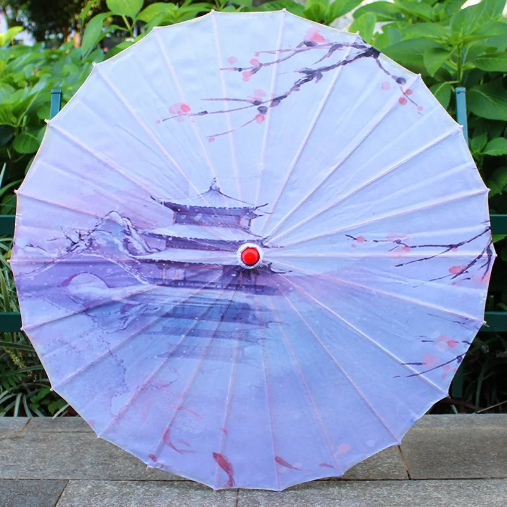 Chinese Antique Style Oiled Paper Umbrella 56cm 10 Colors Kids Decorative Umbrella Costumes Photography Umbrella