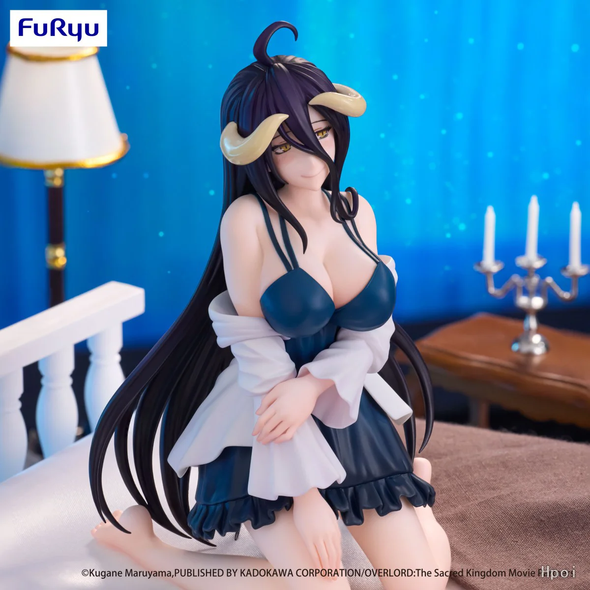 Disponibile FuRyu Overlord Noodle Stopper Figura Albedo Roomwear Ver. Giocattolo modello di action figure anime da collezione originale da bambola da 12 cm