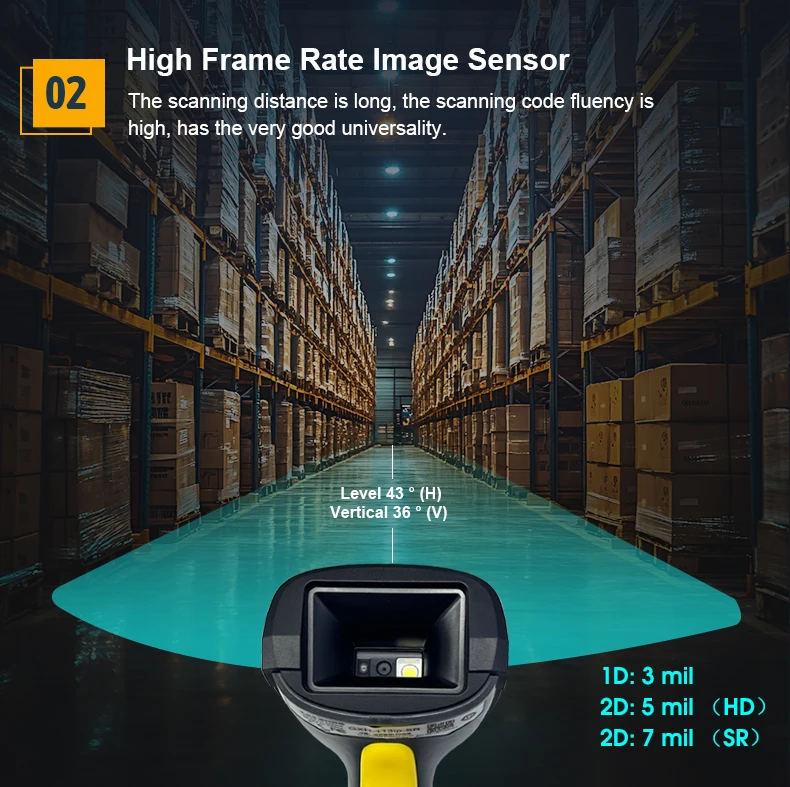 ماسح ضوئي صناعي محمول باليد من - مراجعة Barcode Scanner 2D وسعره