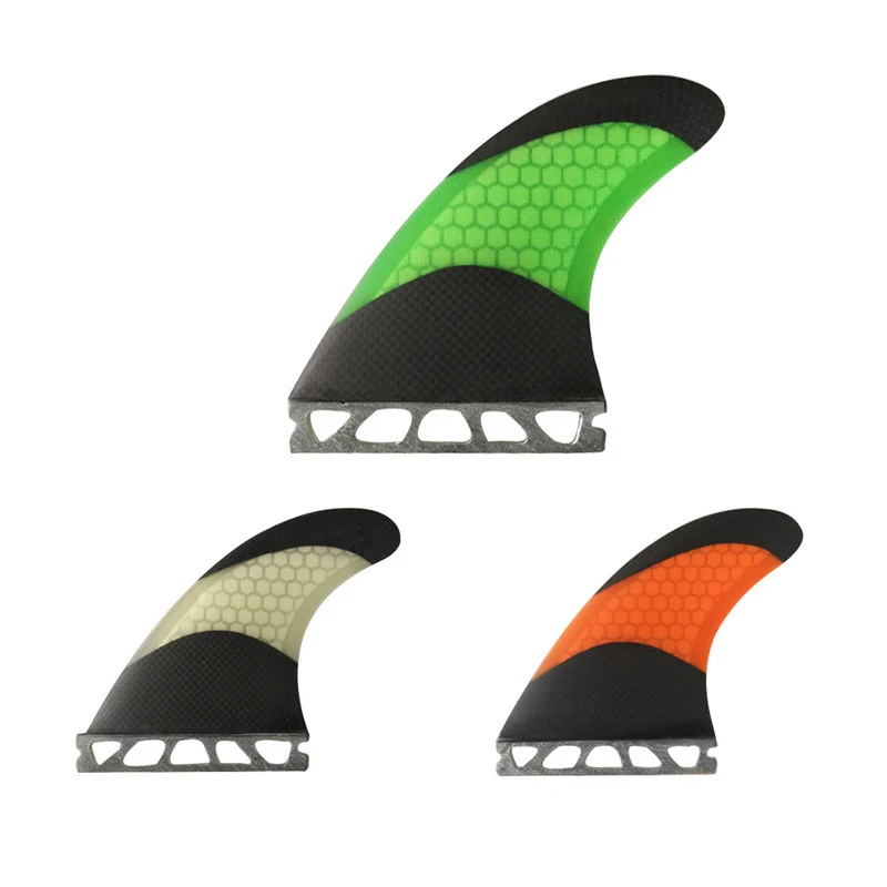 Quillas Surf Single Tabs Fin M Carbon fiber Honeycomb Fiberglass Fibre Fins 3 colorSingle Tabs tri set  Fins in Surfing