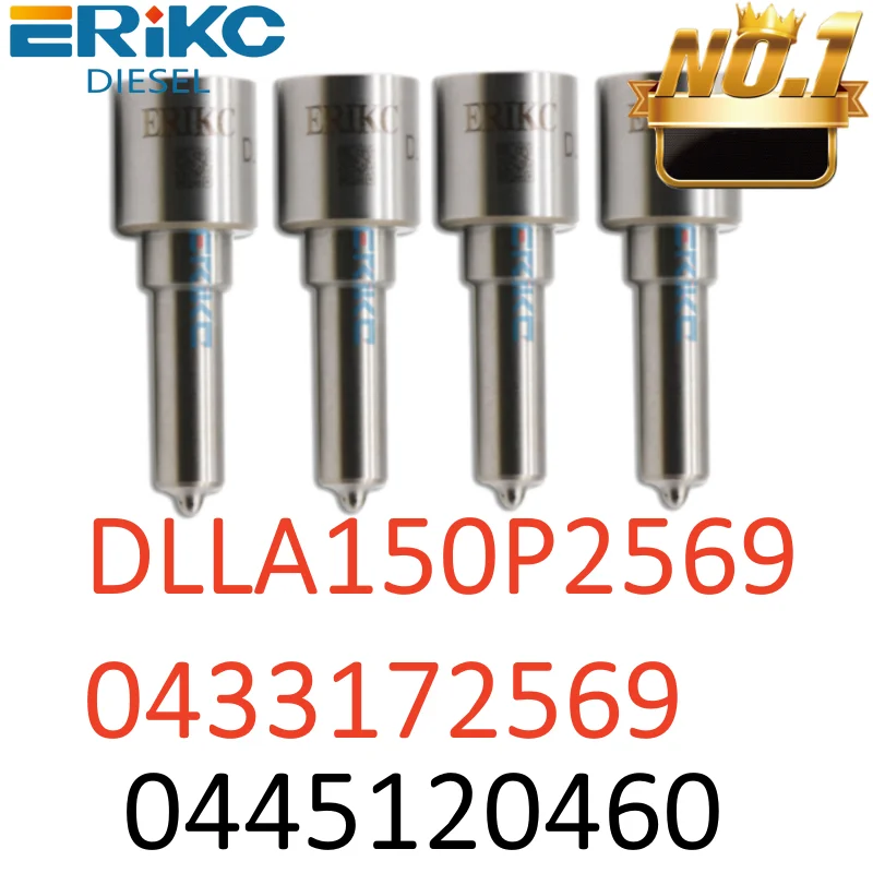 

0445120460 4 шт. DLLA150P2569 Дизельная форсунка 0433172569 Форсунка Common Rail DLLA 150 P 2569 для Yamz-534