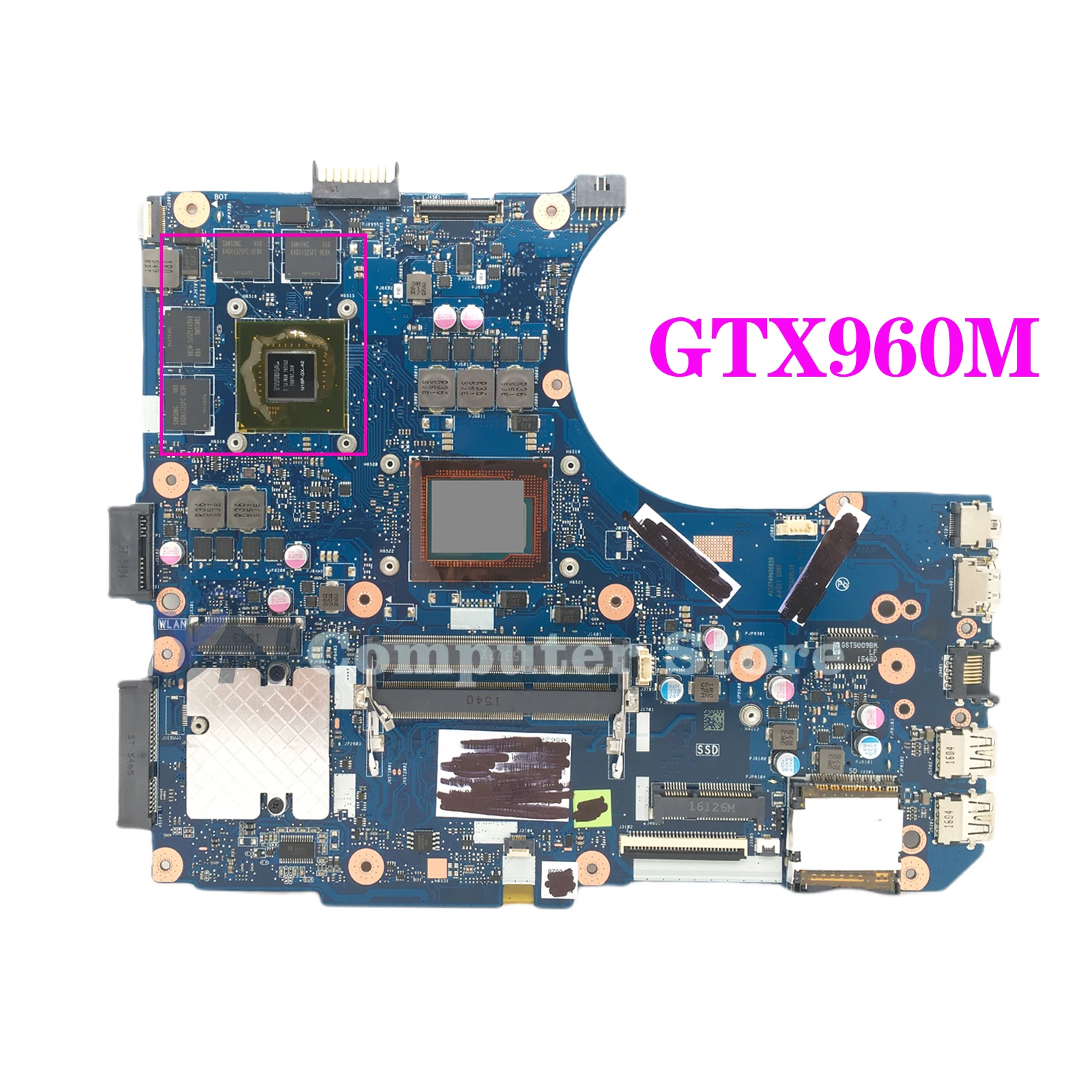 Imagem -06 - Placa-mãe Portátil para Asus N551jk N551jb N551jq Gl551jk Gl551jm G551jx G551jm G58jw N551jw G551jk Placa-mãe Portátil i5 i7 N551jm