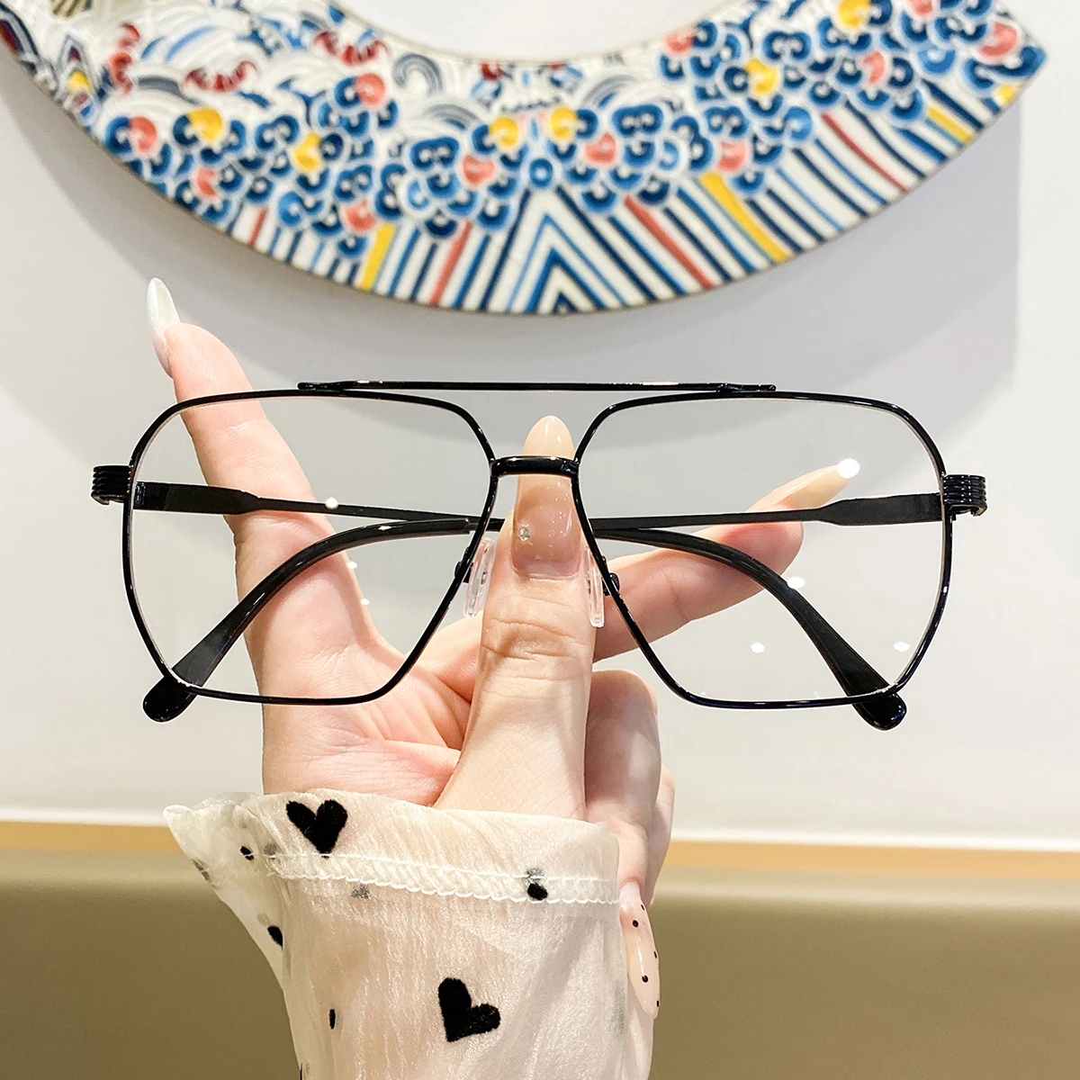 زوج واحد من النظارات النسائية  - مراجعة Women'S Fashion Glasses Non Prescription وسعره