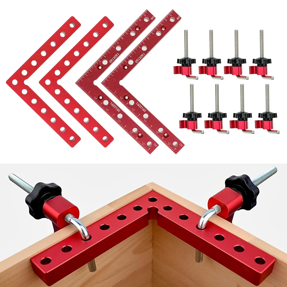 

Auxiliary Fixture L-Shaped Splicing Board Positioning Panel Fixed Clip Right Angle Fixing Clip 90 Degree