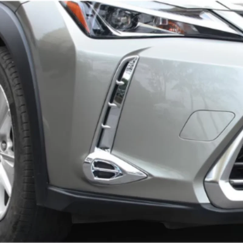 

Lexus UX 200H 250H 260H 2019-2021 front and rear fog lamp frame rod modeling ABS chrome cover decoration 2 pieces