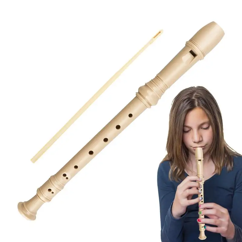 Soprano Recorder Instrument 6/8 Hole Flute Soprano German Fingering Beginner Flute Detachable Student Flute Instrument With