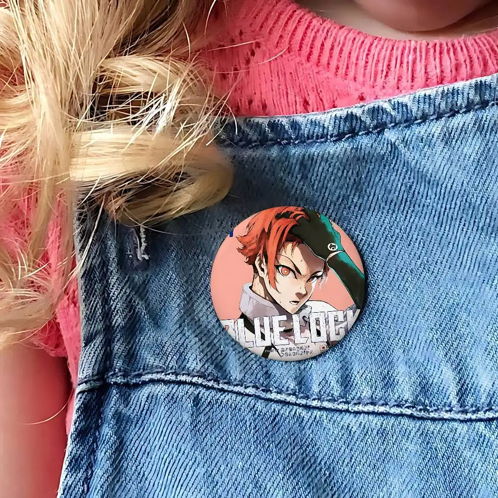 الأزرق قفل شارات صفيح لينة زر دبوس بروش شارة معدنية مخصصة مجوهرات اكسسوارات قبعة حقيبة التلبيب #3