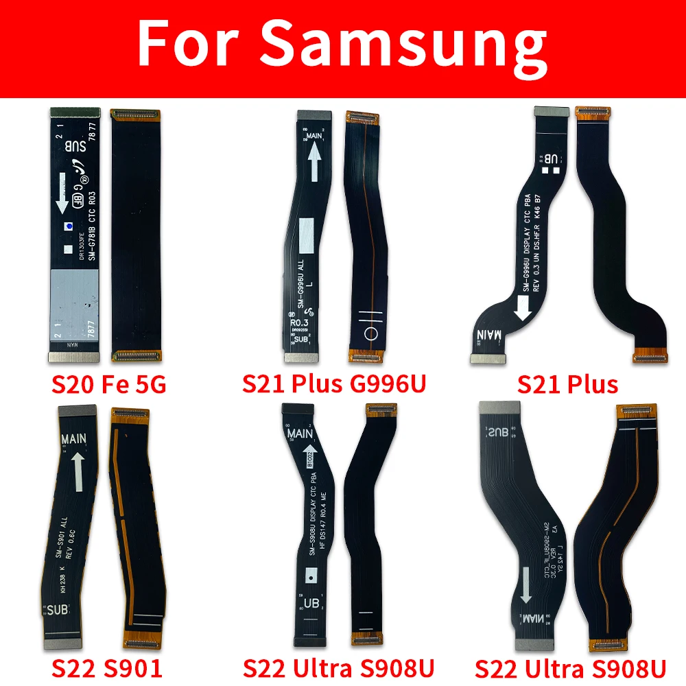 Main Motherboard Flex Cable For Samsung S21 Plus G996U S22 5G S901U S901B S22 5G S901 Wifi Antenna Connector Signal Flex Cable