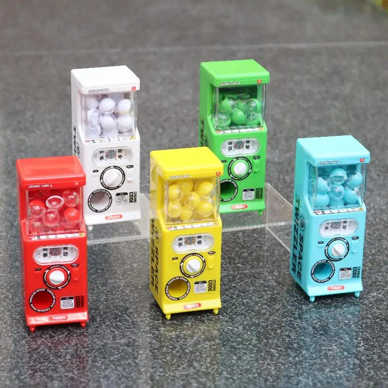 Mini máquina cápsula com senha cósmica, mini brinquedos para crianças, pequena caixa cega, alívio de pressão, presente diy, ornamentos, brinquedos da moda