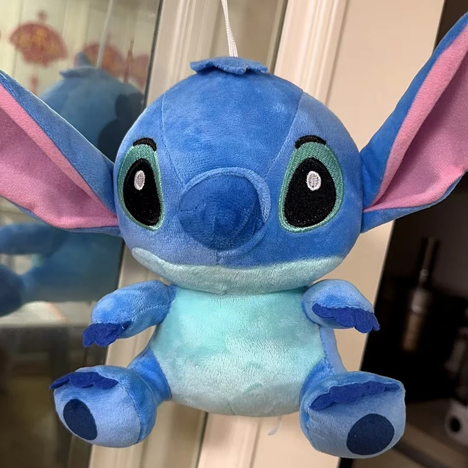 

1-10 шт. 18 см Аниме-плюшевые игрушки Стич, милые куклы-подвески по мотивам ТВ-шоу, подарки на день рождения для детей, парные модели