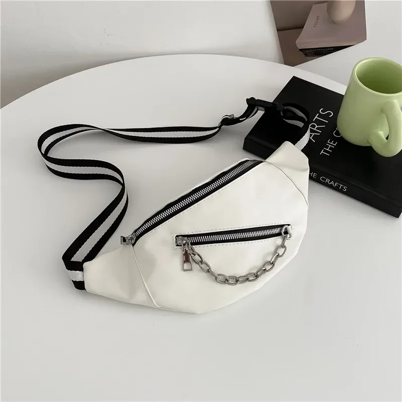 2024 New Hot Unisex Women Man Waist Fanny Pack Belt Travel Bag Purse Chest Pouch Bullet Pack Messenger Crossbody Shoulder Bag