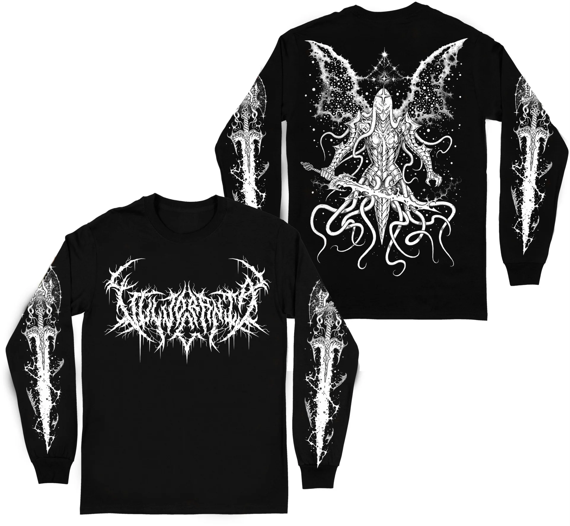 Death Heavy Metal Vulvodynia T Shirt Mens Long Sleeve Tshirt Graphic Tee-shirt Harajuku Streetwear Oversized T Shirts