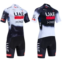 Nuevo Negro Emiratos Árabes Unidos Ciclismo Jersey pantalones cortos hombres mujeres Ropa Ciclismo MTB bicicleta de carretera Jersey montar en bicicleta camiseta pantalones Ropa